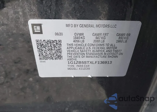 1G1ZB5STXLF136913: 42326868