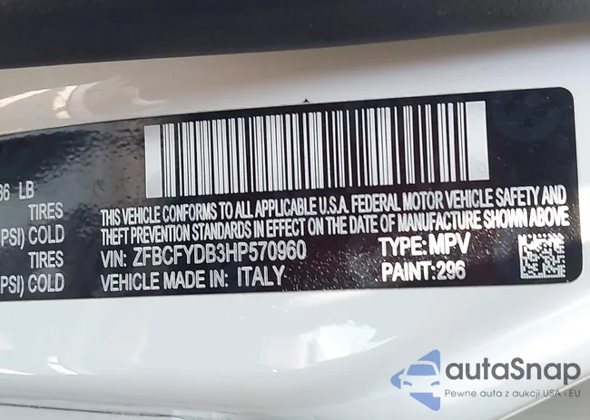 ZFBCFYDB3HP570960: 42326968