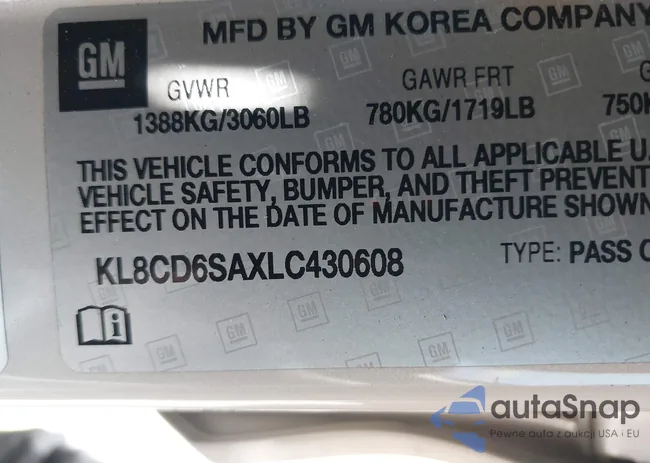 KL8CD6SAXLC430608: 42328229