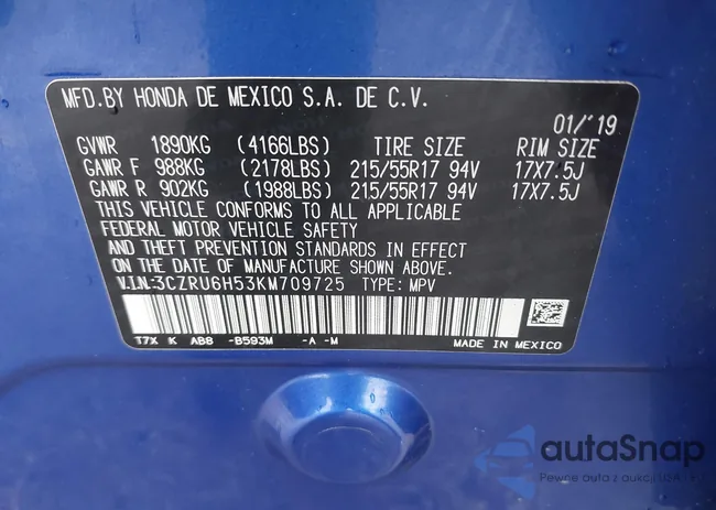 3CZRU6H53KM709725: 42327804