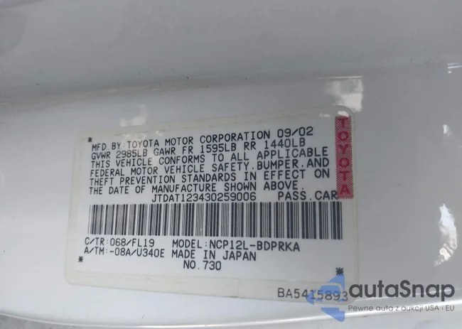 JTDAT123430259006: 42327868