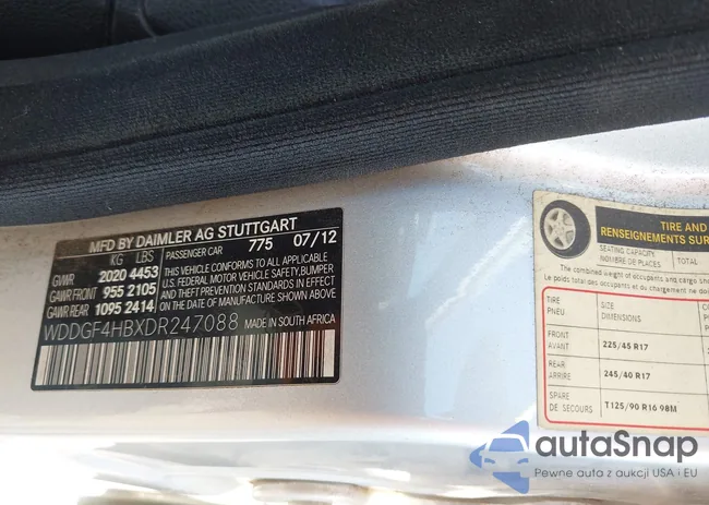 WDDGF4HBXDR247088: 42327912