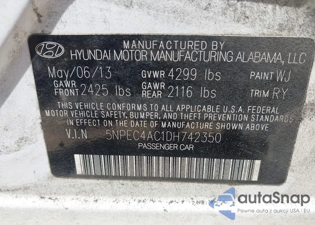 5NPEC4AC1DH742350: 42327927