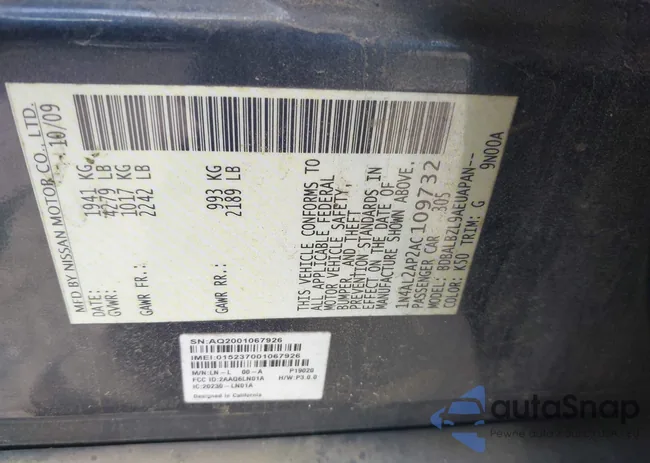 1N4AL2AP2AC109732: 42329172