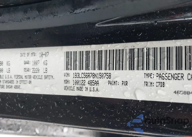 1B3LC56R78N150758: 42329295