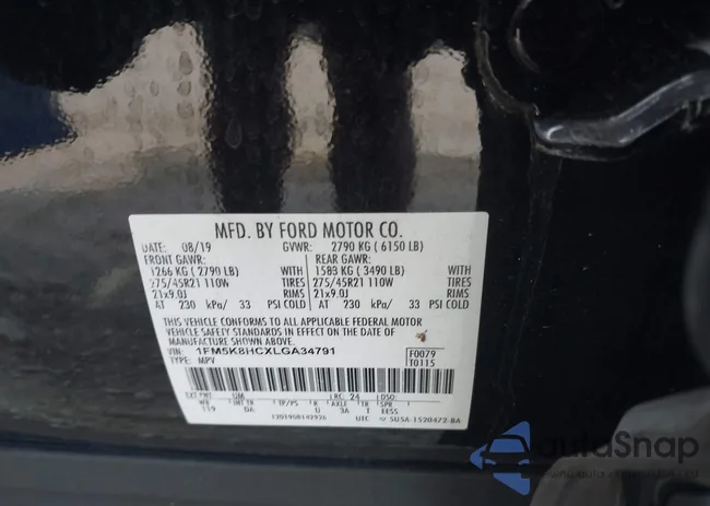 1FM5K8HCXLGA34791: 42329315