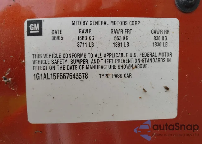 1G1AL15F567643578: 42329619