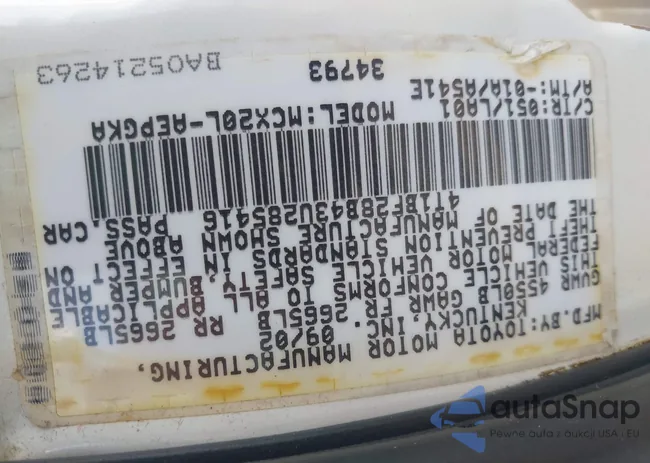 4T1BF28B43U285416: 42329757