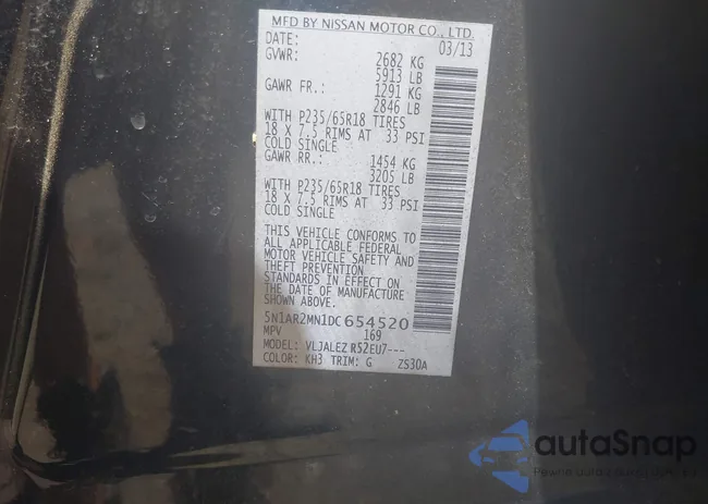 5N1AR2MN1DC654520: 42328808