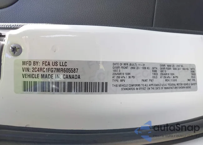 2C4RC1FG7MR605587: 42329028