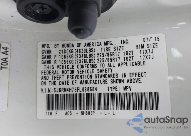 5J6RM4H78FL098684: 42330223