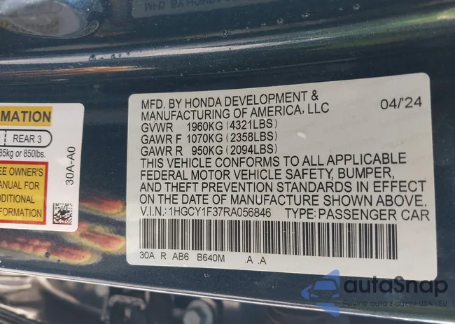 1HGCY1F37RA056846: 42330275