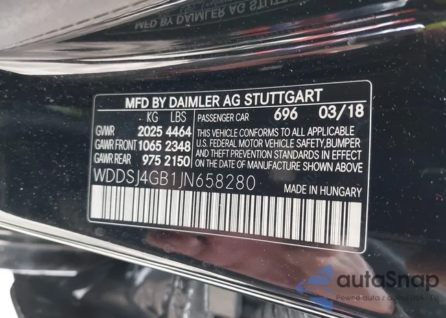 WDDSJ4GB1JN658280: 42330415