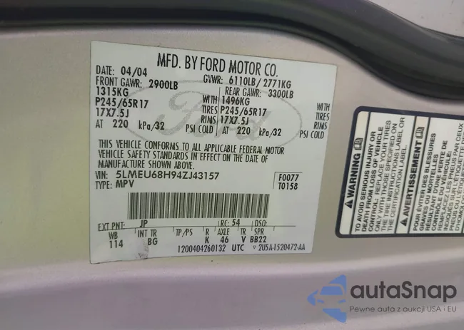 5LMEU68H94ZJ43157: 42329810