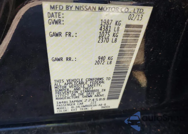 1N4BL3AP6DC224588: 42329864