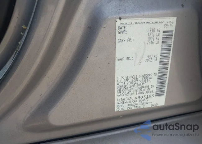 1N4AL3AP0FN905185: 42329956