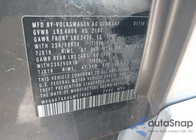 WVGAV7AX4GW574940: 42331396