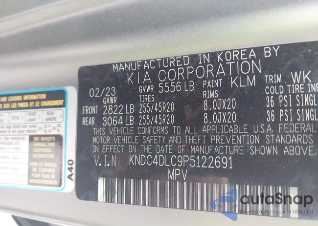 KNDC4DLC9P5122691: 42331474