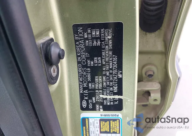 KNDJT2A27B7304167: 42331615