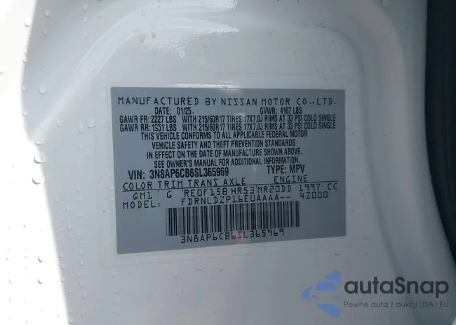 3N8AP6CB6SL365969: 42331618