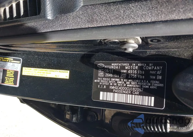 KMHGC4DD0CU182057: 42331719