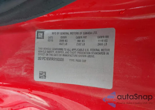 2G1FC1EV0A9193939: 42331726