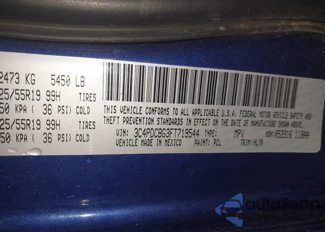 3C4PDCBG3FT719544: 42330806