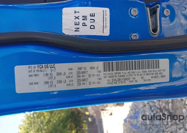 3C4NJDBB1HT680207: 42330965