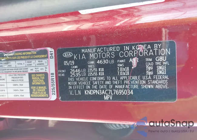 KNDPN3AC7L7695034: 42330980