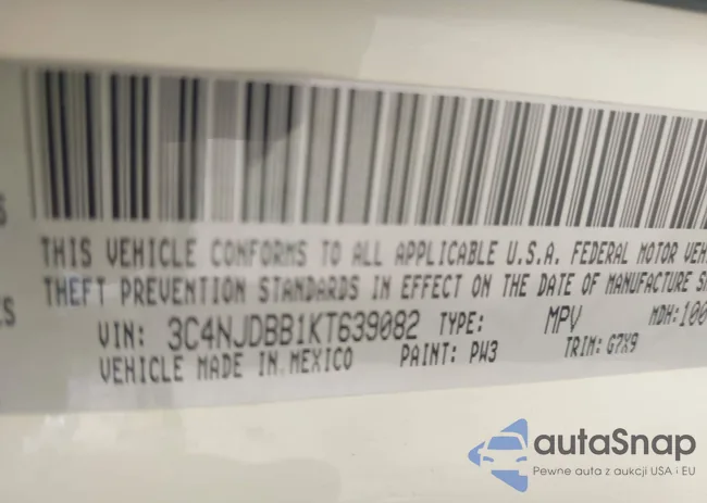 3C4NJDBB1KT639082: 42331130