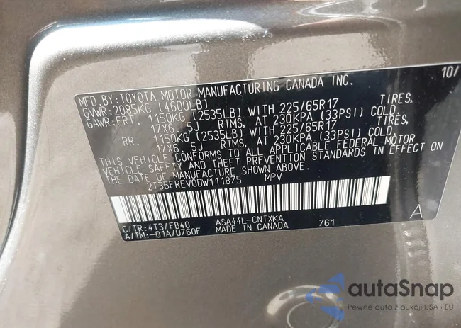 2T3BFREV0DW111875: 42332390