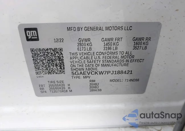 5GAEVCKW7PJ188421: 42332713