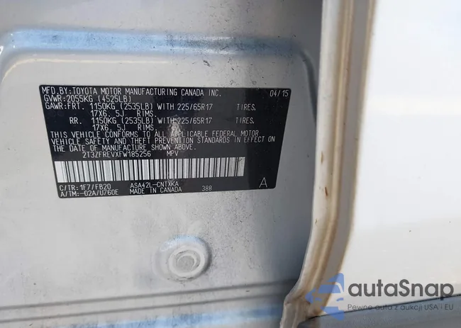 2T3ZFREVXFW185256: 42331808