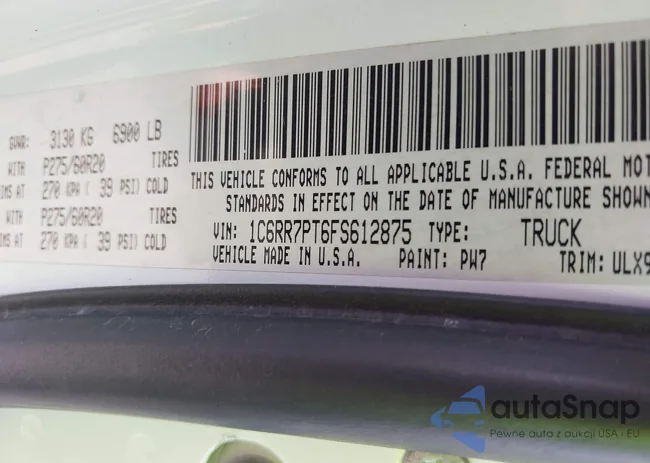 1C6RR7PT6FS612875: 42331860