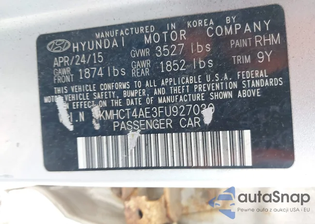 KMHCT4AE3FU927030: 42332096