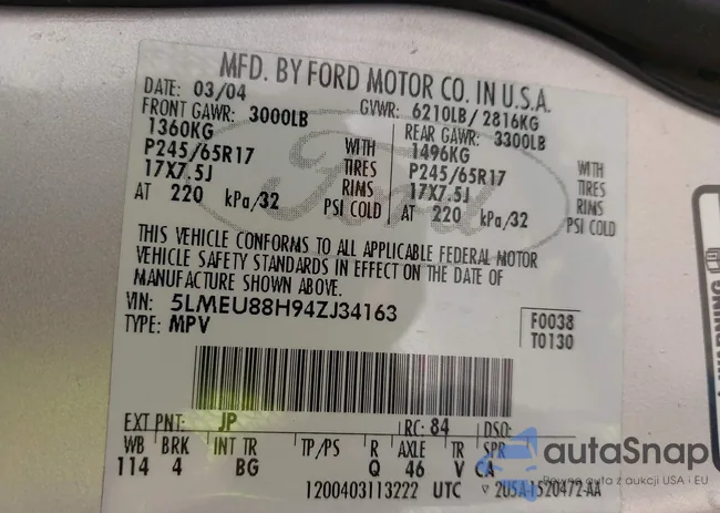 5LMEU88H94ZJ34163: 42333257