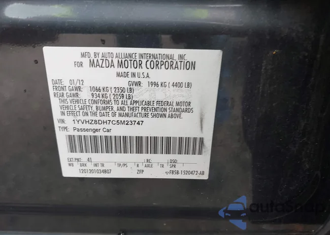 1YVHZ8DH7C5M23747: 42333284