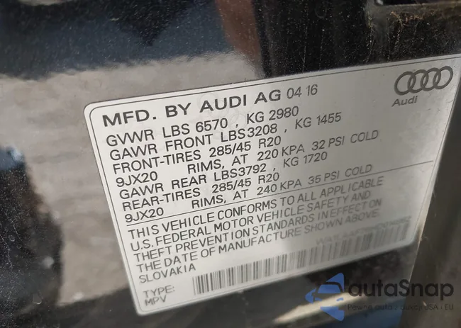 WA1LAAF78HD014862: 42333576