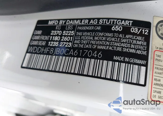 WDDHF8JB0CA617046: 42333659