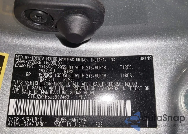 5TDJZRFH5JS912469: 42332840