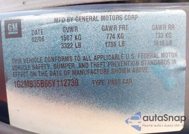 1G2MB35B66Y112730: 42333053