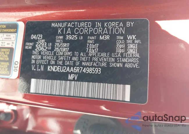 KNDEU2AA6R749859: 42333105