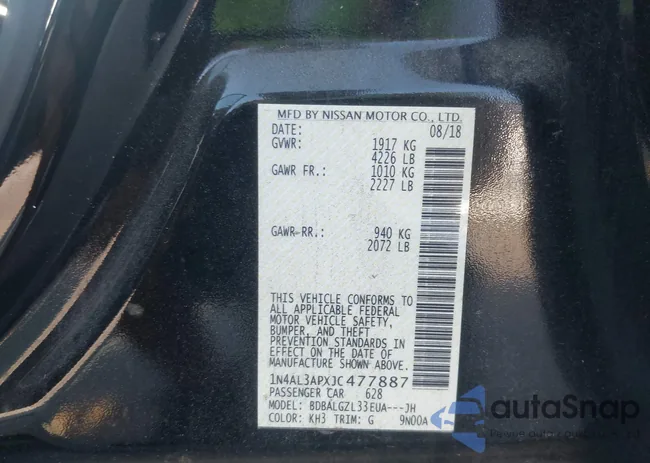 1N4AL3APXJC477887: 42334293