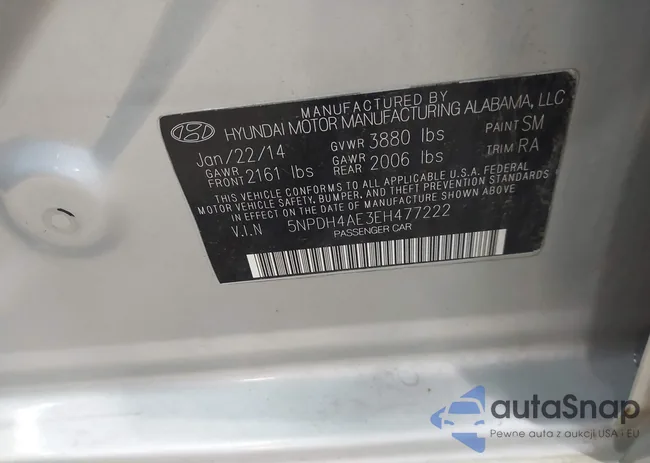 5NPDH4AE3EH477222: 42334730