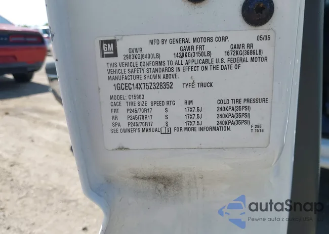 1GCEC14X75Z328352: 42334108