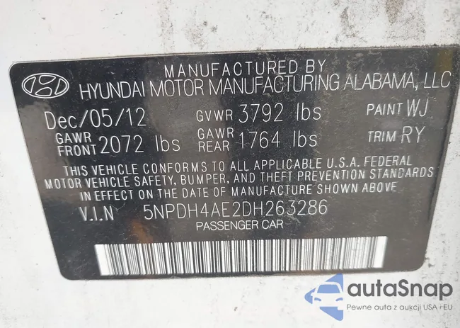 5NPDH4AE2DH263286: 42335626