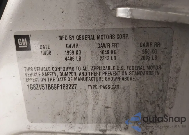 1G8ZV57B69F183227: 42335650