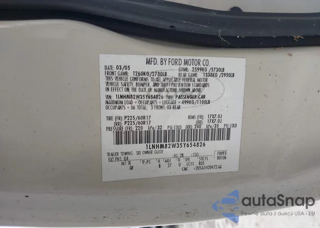 1LNHM82W35Y654826: 42334790