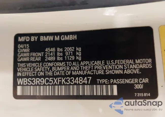 WBS3R9C5XFK334847: 42334940