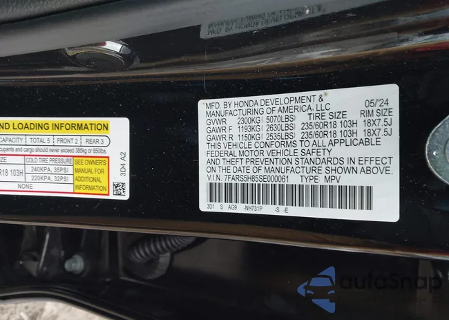 7FARS5H85SE000061: 42334968